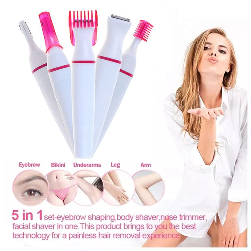 5 In 1 Multifunction Hair Removal Combo - Beautiful You Store, LLC