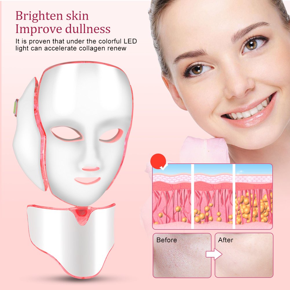 LED Facial Mask - Beautiful You Store, LLC