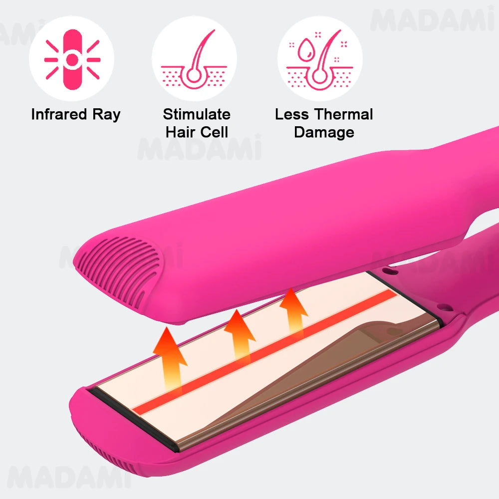Infrared Hair Straightener Curler - Beautiful You Store, LLC