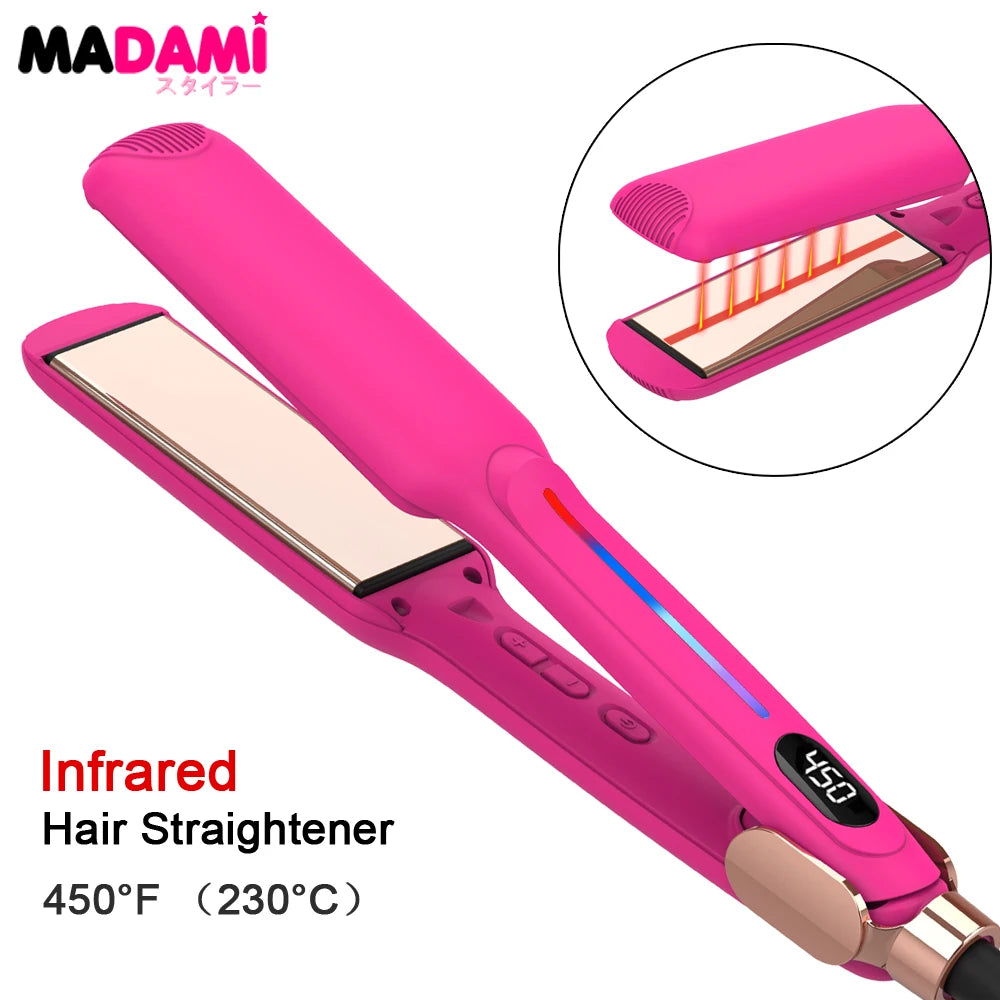 Infrared Hair Straightener Curler - Beautiful You Store, LLC