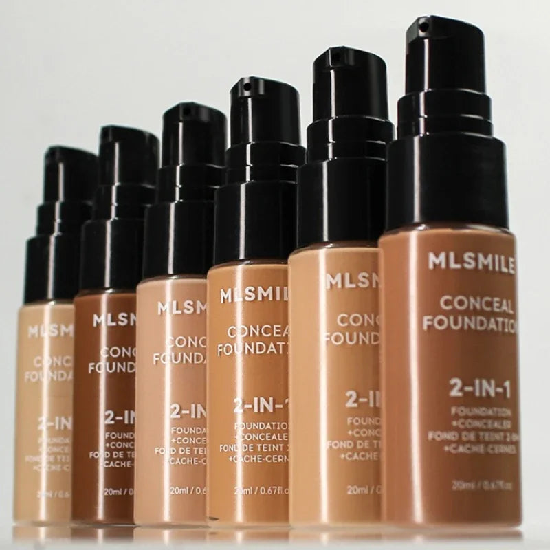 Face Foundation Cream Oil-Control Makeup - Beautiful You Store, LLC