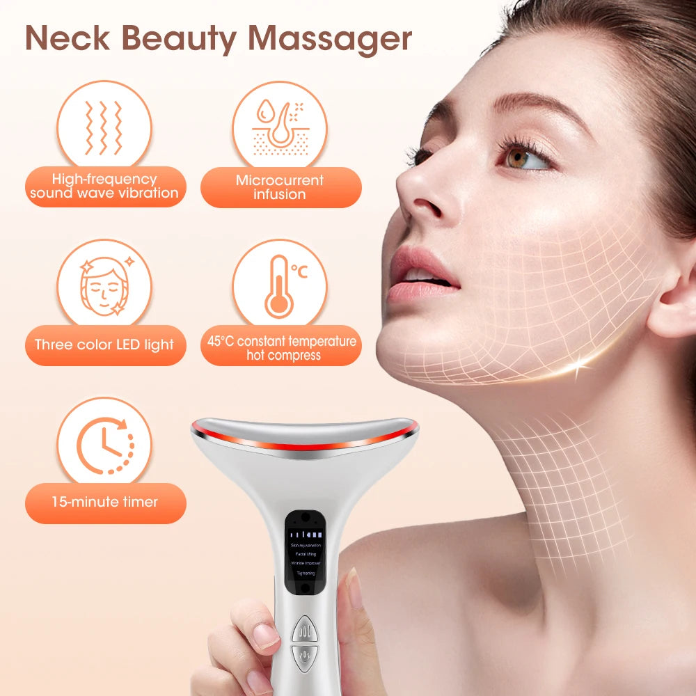 Heating Lifting Face Neck Beauty Device - Beautiful You Store, LLC