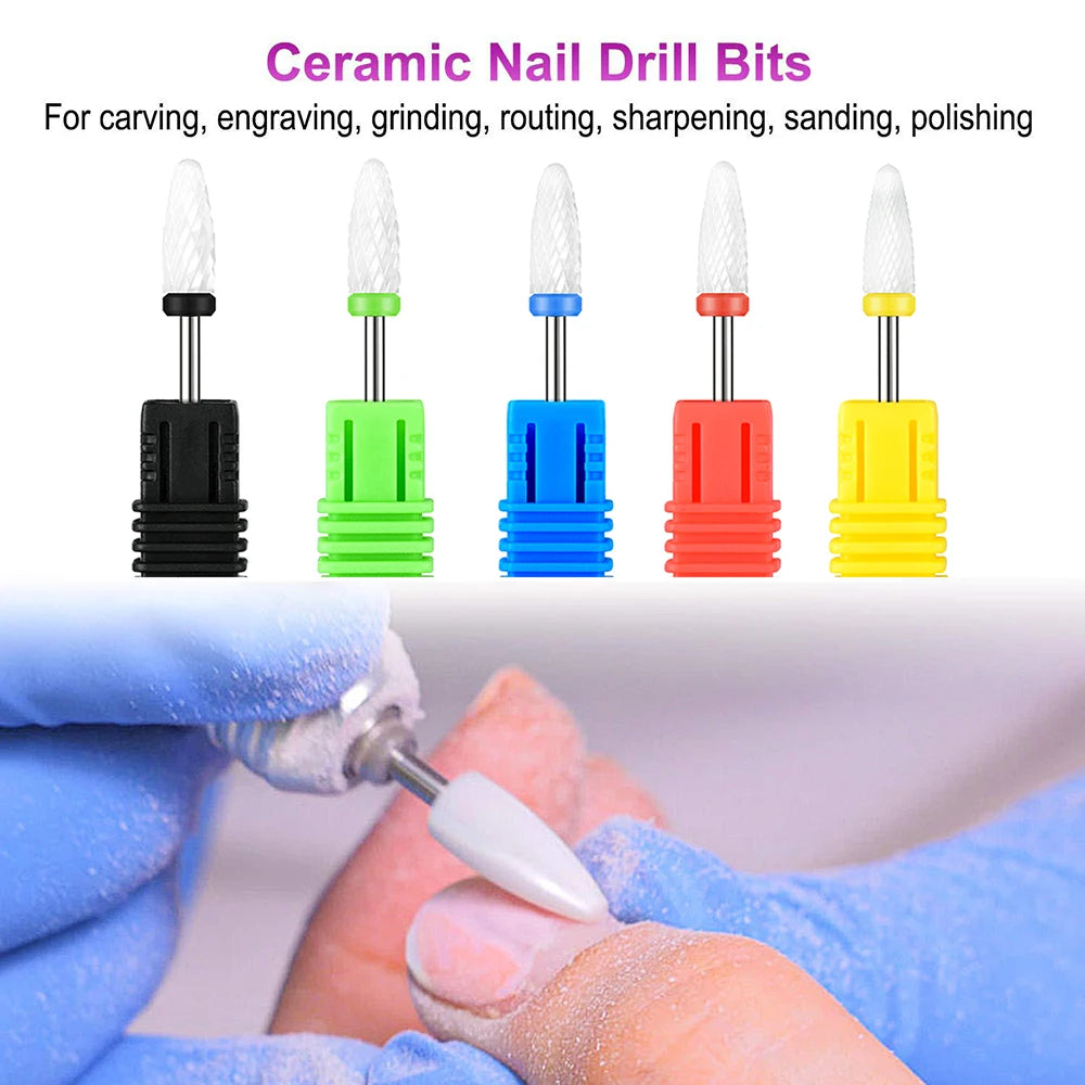 Electric Ceramic Milling Cutter For Manicure - Beautiful You Store, LLC