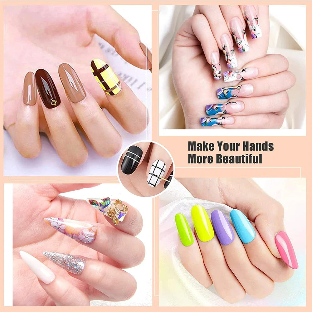 Nail Liner Drawing Brush Set - Beautiful You Store, LLC